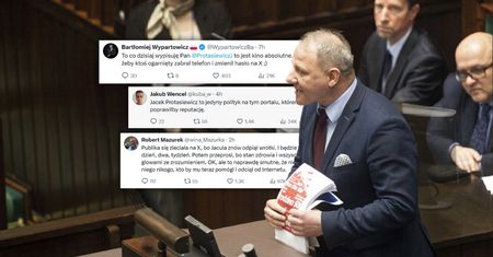 Skandaliczna reakcja Protasiewicza. Zamieścił serię wulgarnych wpisów