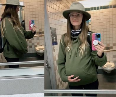 Tiktokerka udawała, że jest w ciąży. Wszystko po to, by wnieść dodatkowy bagaż