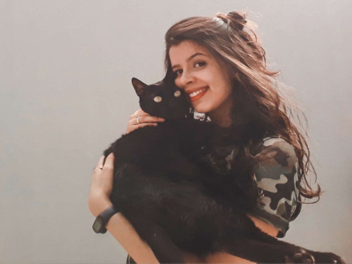 Alessandra Ribeiro i jej ukochany pupil