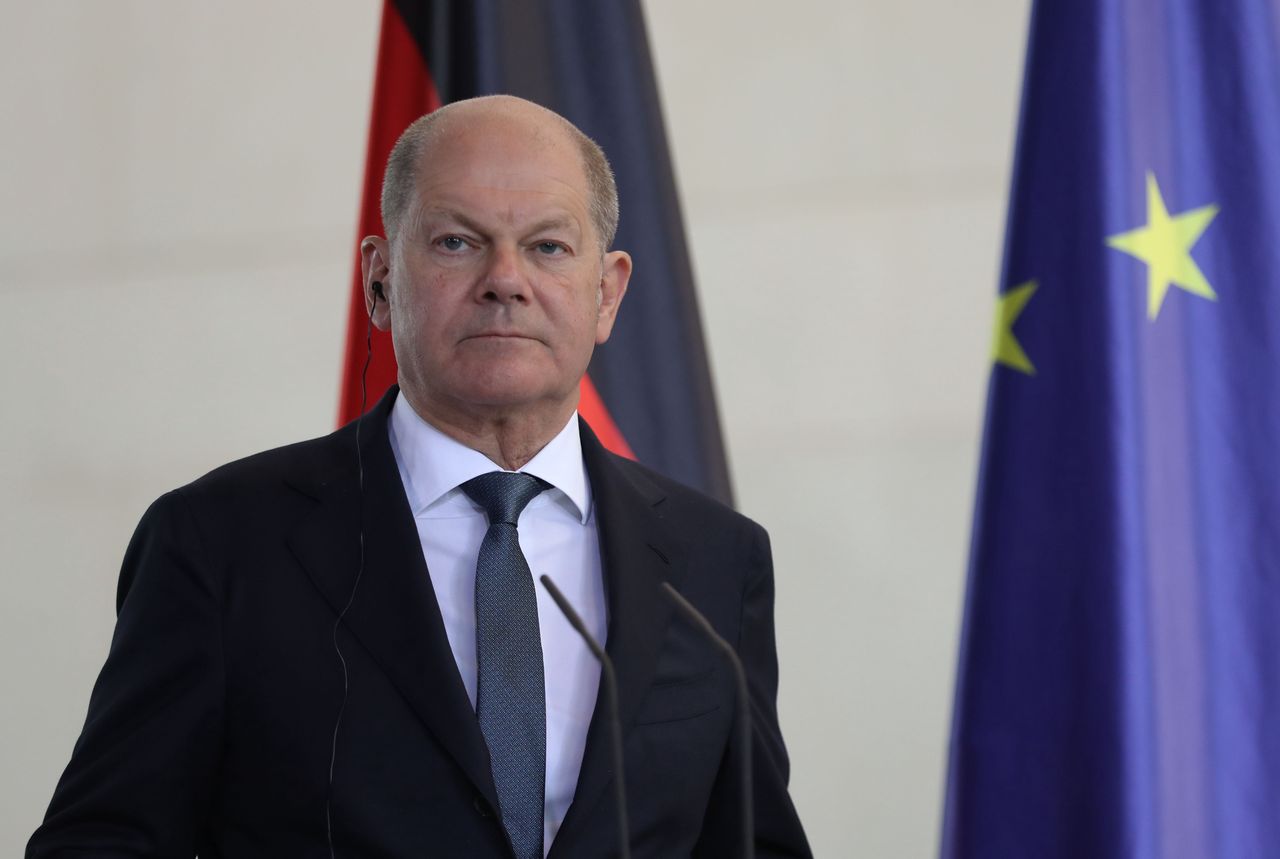 Scholz odpowiada na krytykę: podżegaczem wojennym jest Putin