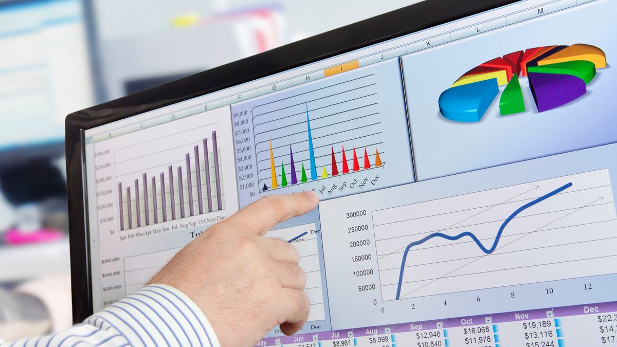 Wykresy z depositphotos