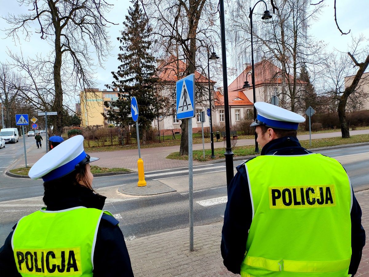 Policja prowadziła kontrole w okolicy przejść dla pieszych