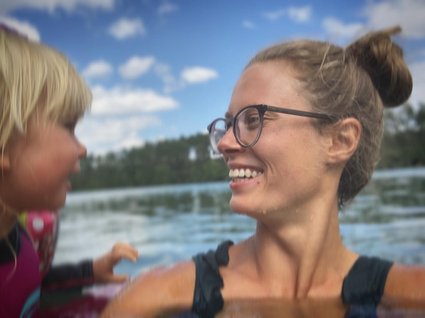 Julia Pietrucha morsuje z córką