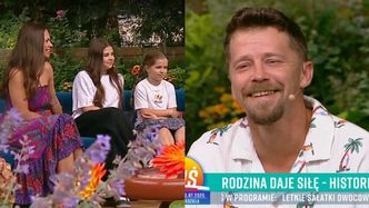 Bartosz Obuchowicz zabrał żonę i młodsze córki do "Pytania na Śniadanie". O życiu z samymi kobietami mówi: "NIE JEST ŁATWO"