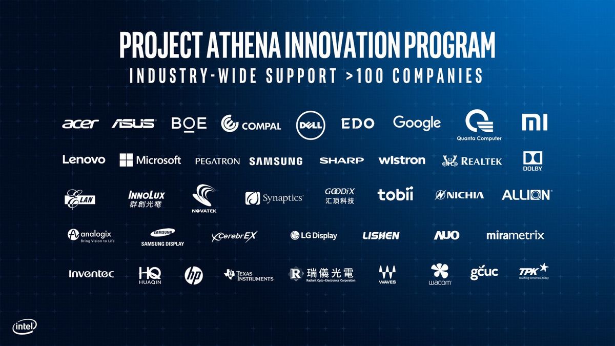 Intel wraz z partnerami prezentje laptopy zgodne z certyfikacją Project Athena (Fot. Materiały prasowe)