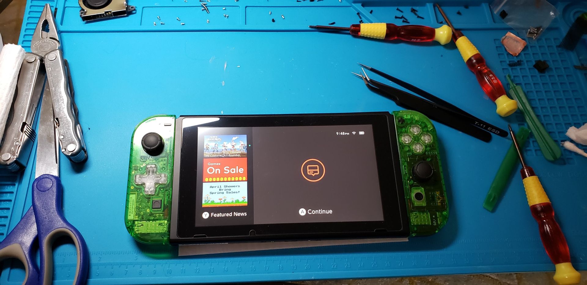 Nintendo Switch zbudowane przez Amerykanina od podstaw z części zamiennych za 199 dolarów