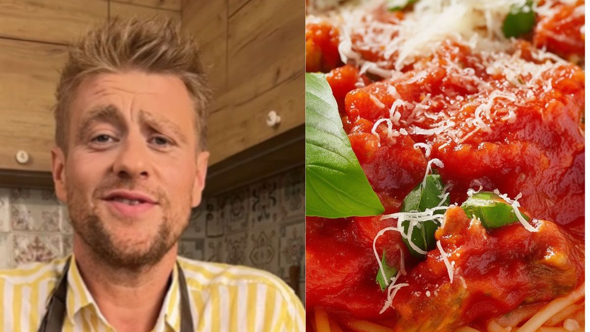Tomasz Jakubiak zdradza swój patent na sos z pomidorów. 