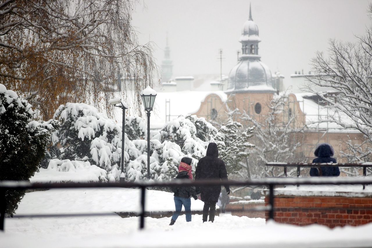 Od dwóch dni w Małopolsce występują obfite opady śniegu