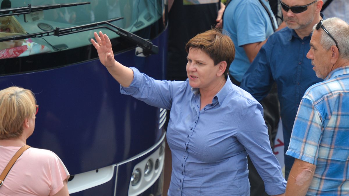 Beata Szydło podczas kampanii prezydenckiej Andrzeja Dudy w 2020 roku 