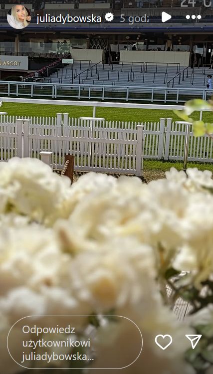 Julia Dybowska na Royal Ascot 