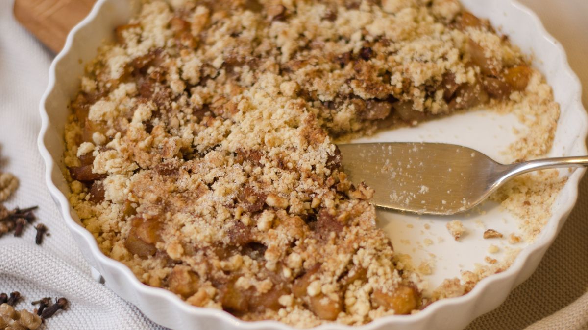 Szarlotka sypana to strzał w dziesiątkę 