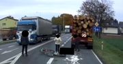 "Zabił go". Wstrząsające nagranie chwili wypadku. Rowerzysta był bez szans