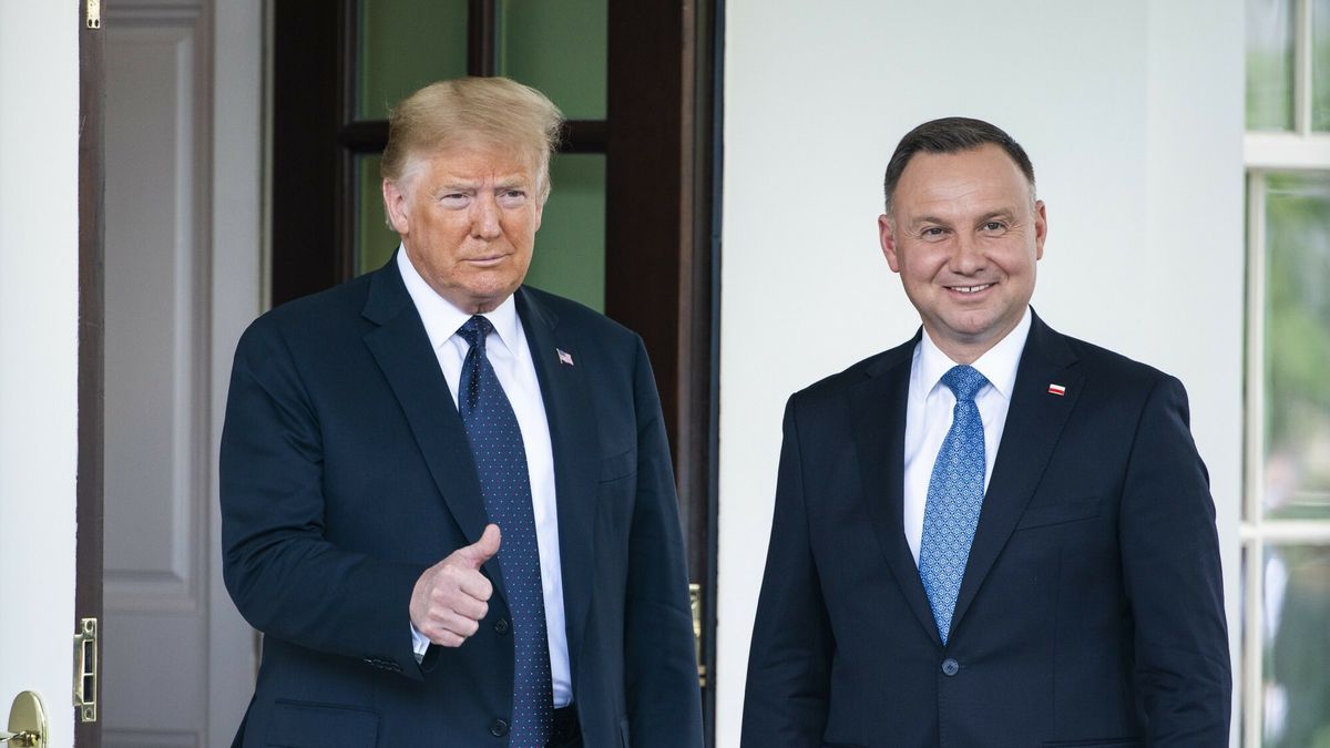 Donald Trump i Andrzej Duda