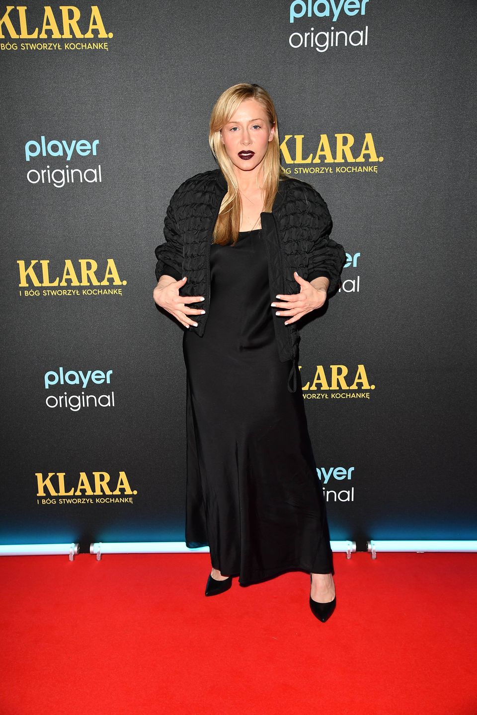 Katarzyna Warnke na premierze serialu "Klara"