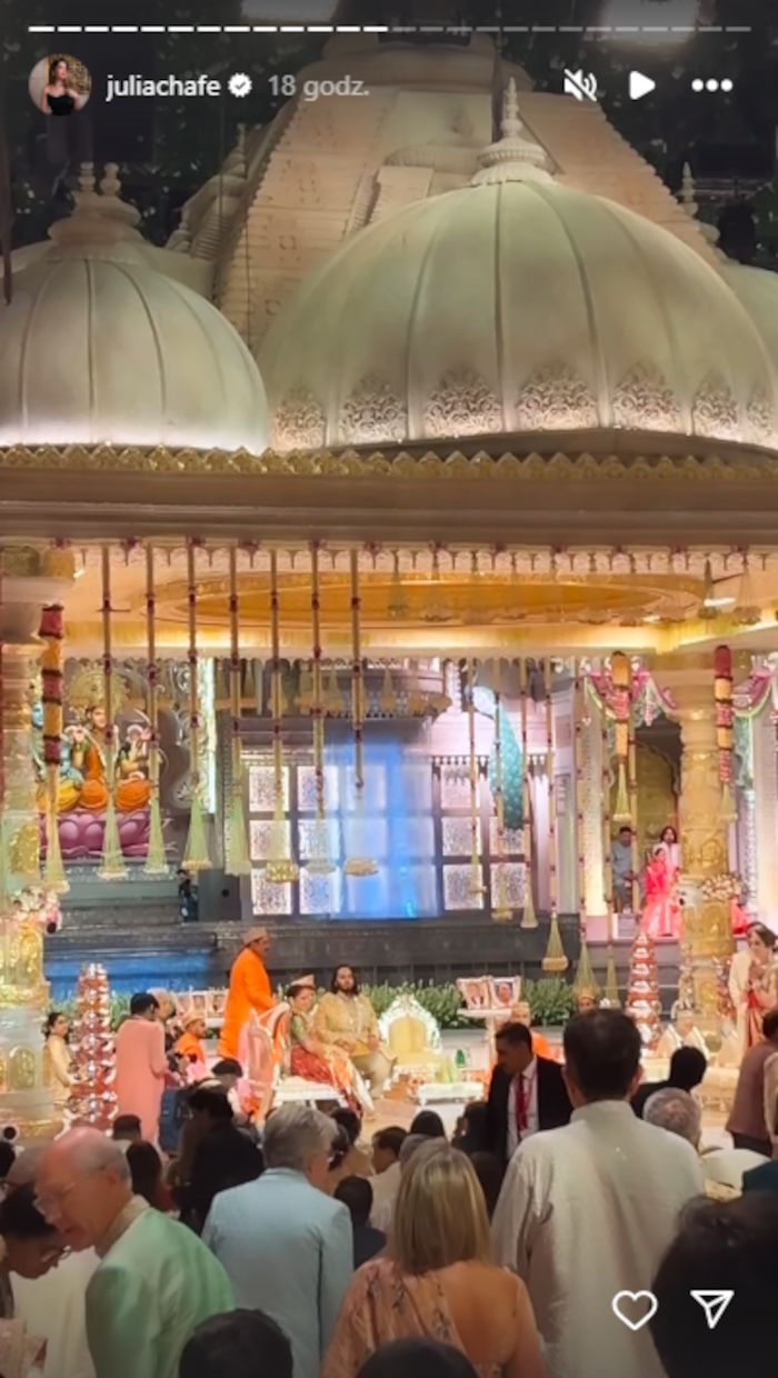 Influencerka pokazuje, jak wyglądał ślub syna najbogatszego człowieka Azji