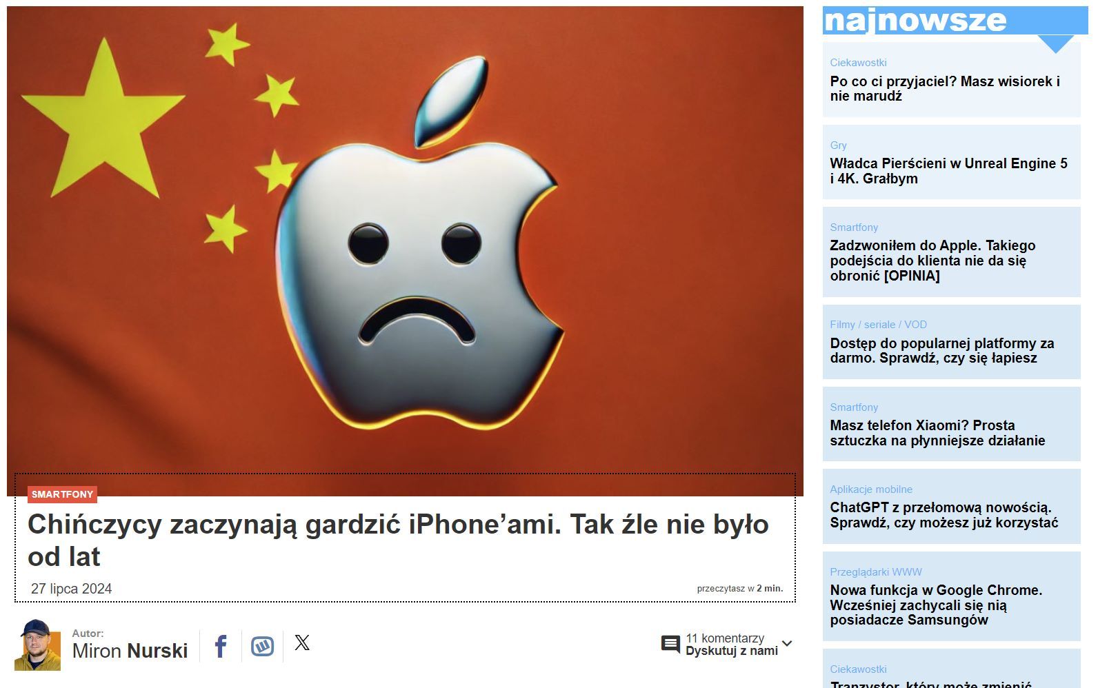 Apple w Chinach