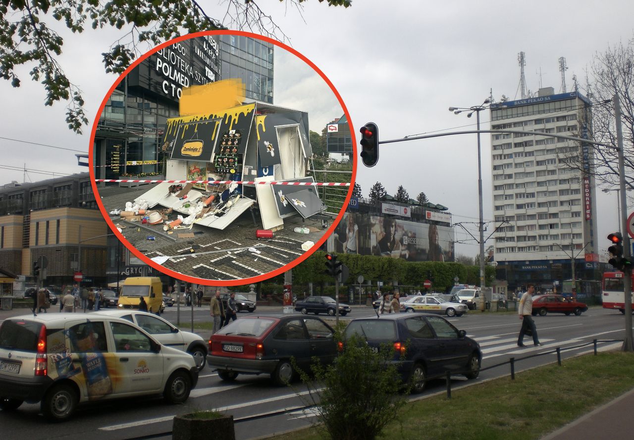Groźna sytuacja w Gdańsku. Wybuch przed centrum handlowym