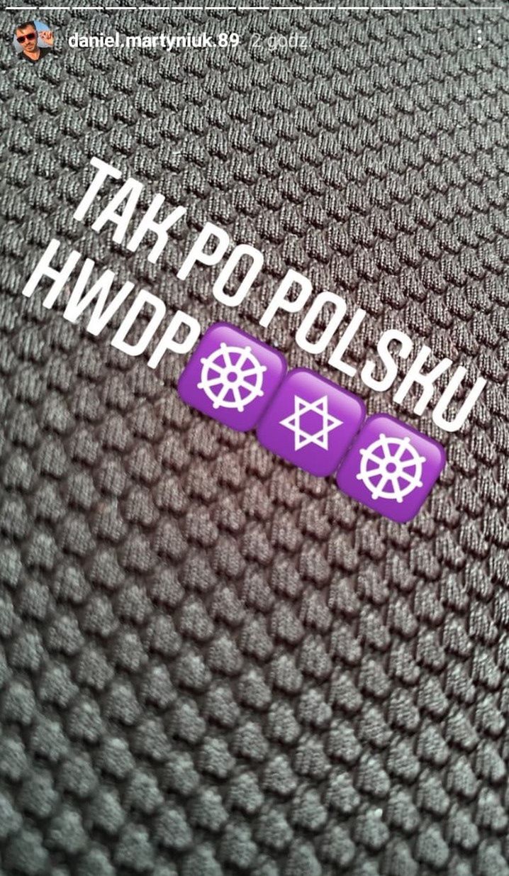Daniel Martyniuk obrusza się na policję i pokazuje mandat