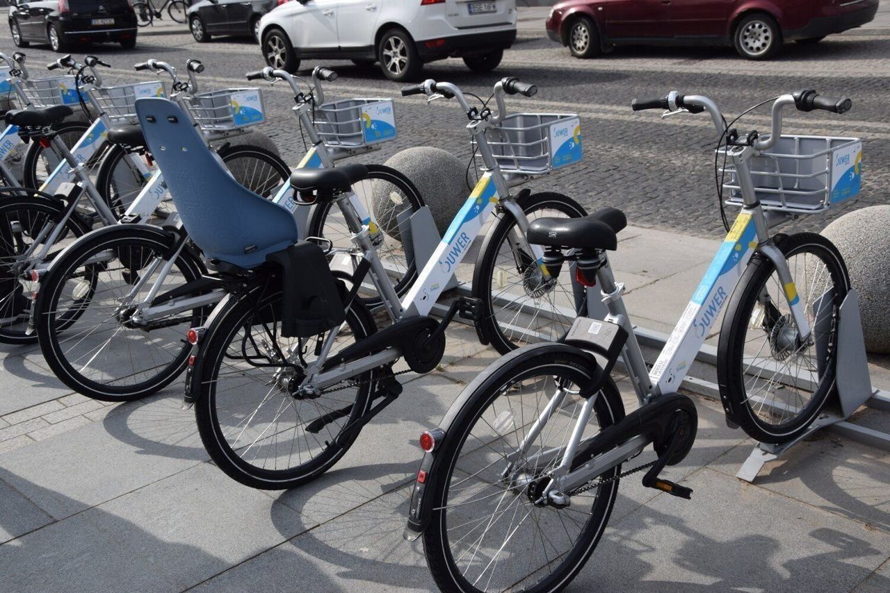 Suwałki: Rowery miejskie tracą popularność. Wypożyczono je o połowę mniej niż w roku ubiegłym