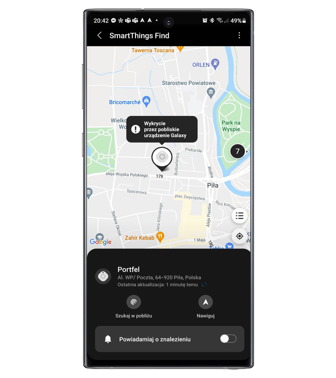 Samsung Galaxy SmartTag: terenowy test. Sprawdziłem, czy lokalizuje zgubione przedmioty 3