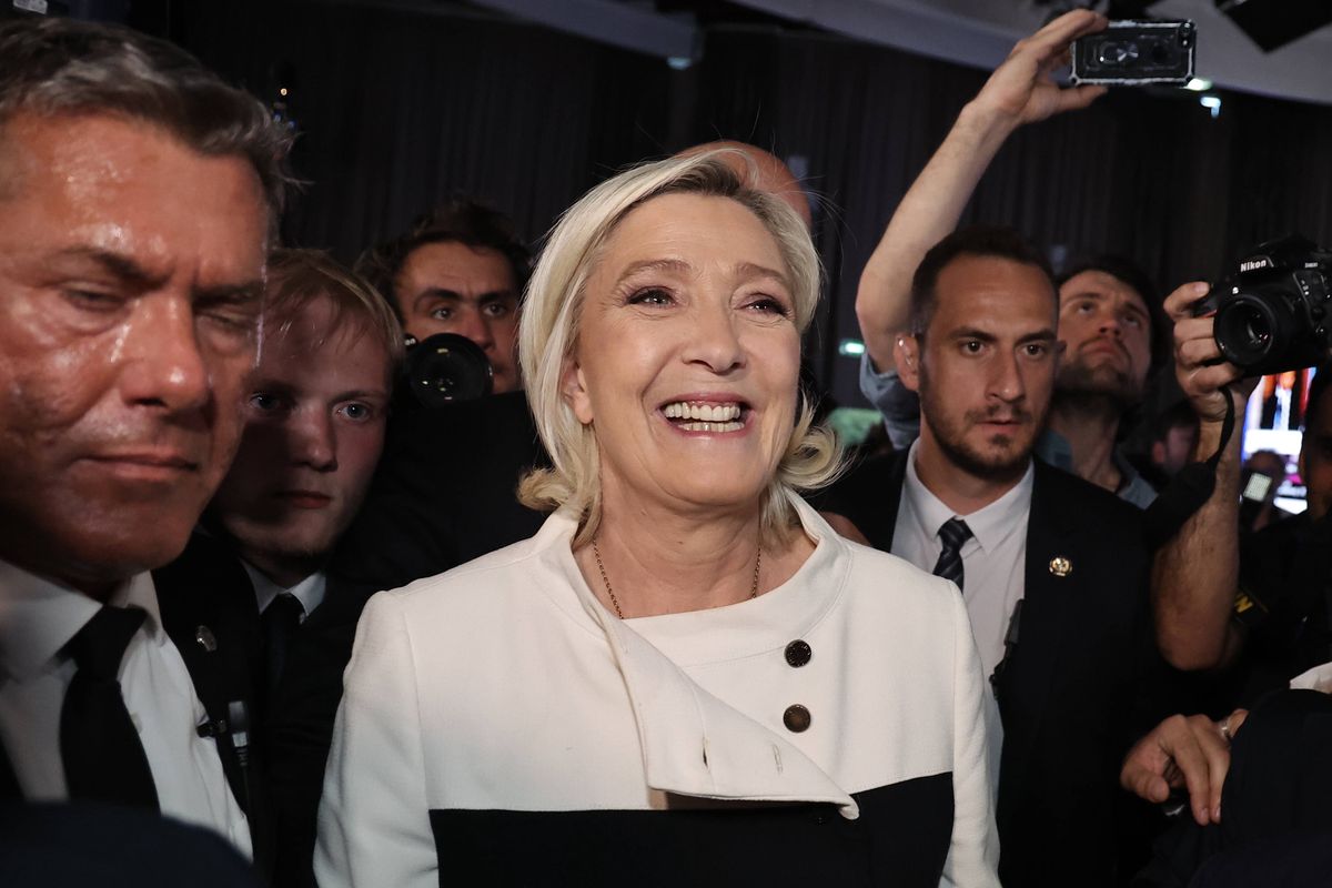 francja, wybory, marine le pen, emmanuel macron Największa przegrana we Francji? Le Pen zabrała głos