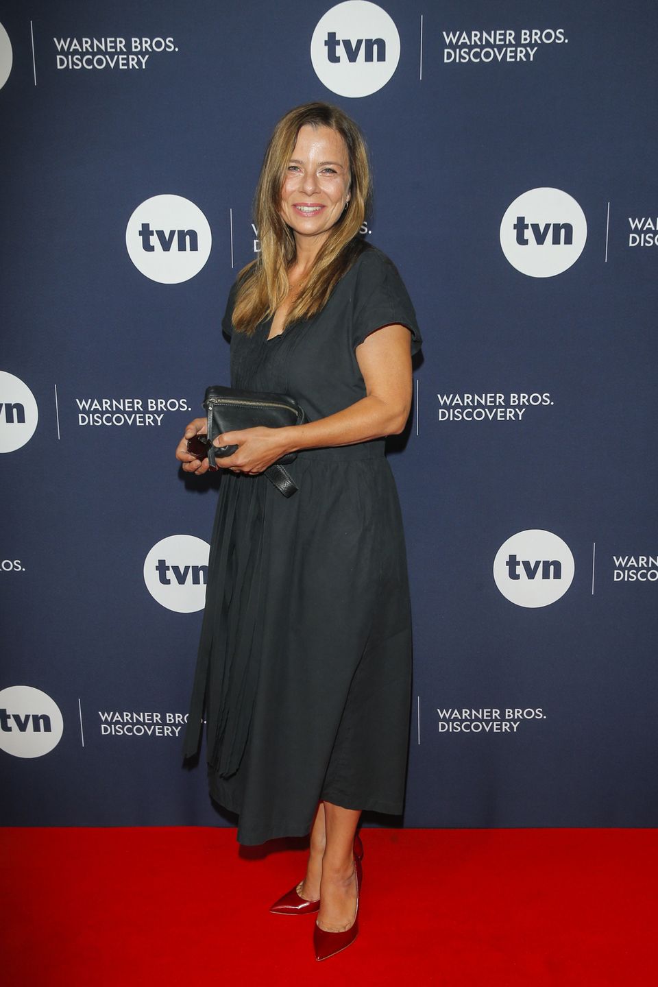 Agata Kulesza posyła uśmiechy na ramówce TVN
