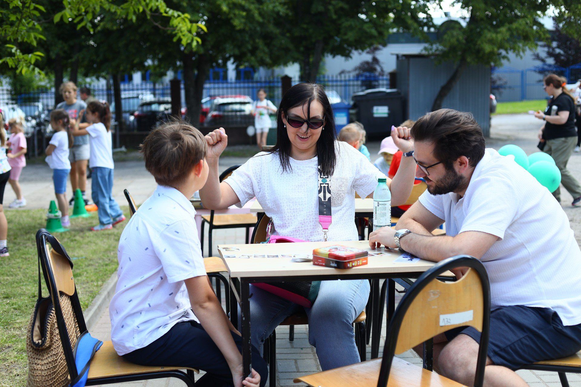 Podczas wydarzenia dużą popularnością cieszyły się również gry angażujące dzieci i dorosłych