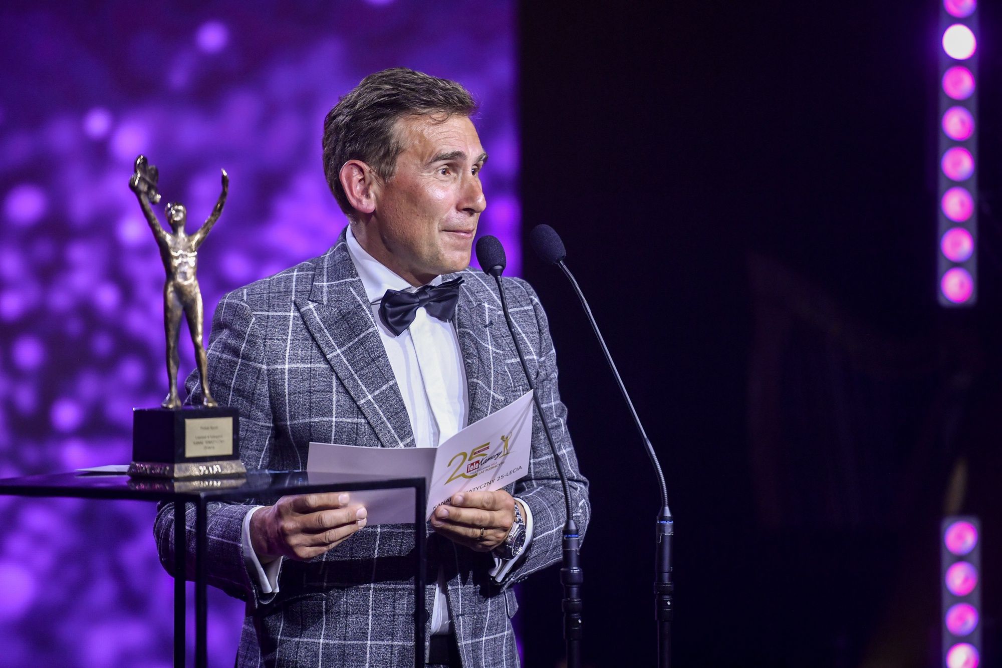 Robert Korzeniowski miał swój moment na Telekamerach. Pokazał się też z młodszą małżonką 