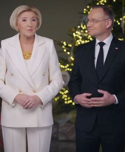 Życzenia z Pałacu Prezydenckiego. W tle góralski zespół