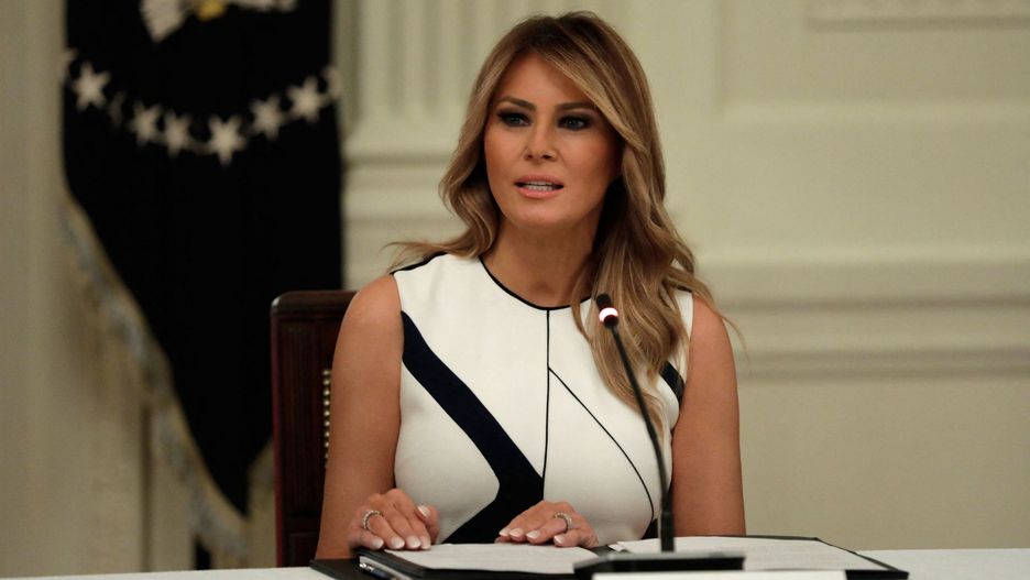 Melania Trump bez maseczki na głosowaniu