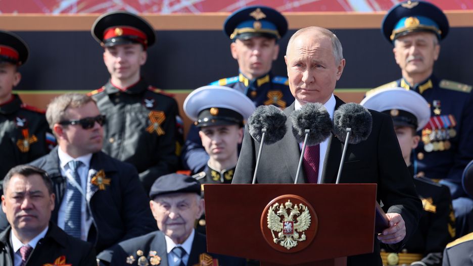 Władimir Putin na Paradzie Zwycięstwa w Moskwie