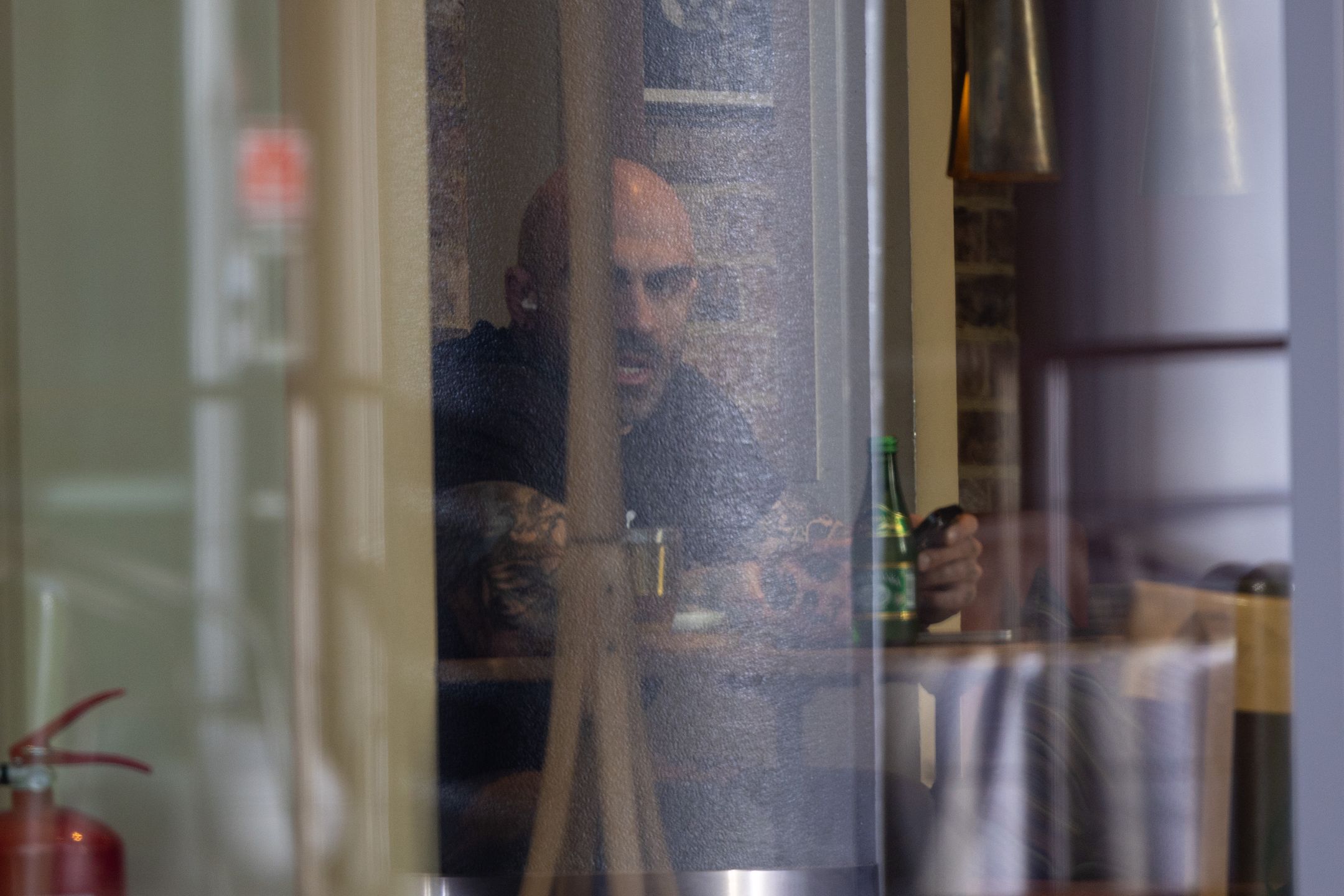 Samotny Akop Szostak na mieście