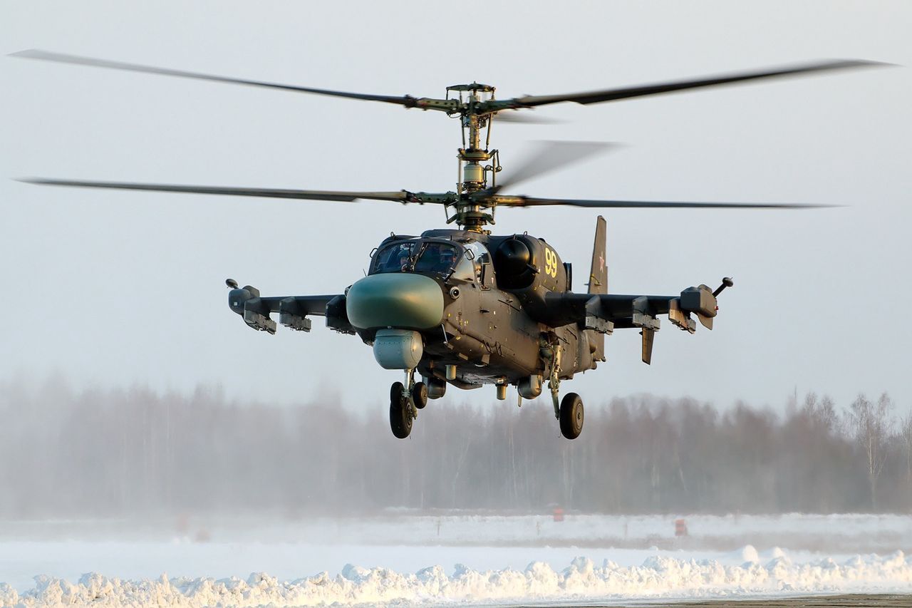 Rosyjski śmigłowiec Ka-52, zdjęcie ilustracyjne