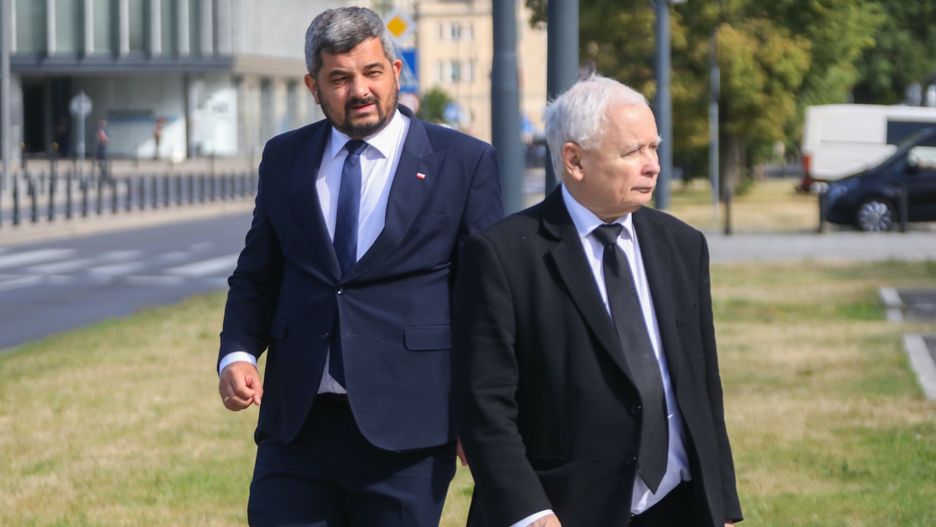 Krzysztof Sobolewski i Jarosław Kaczyński 