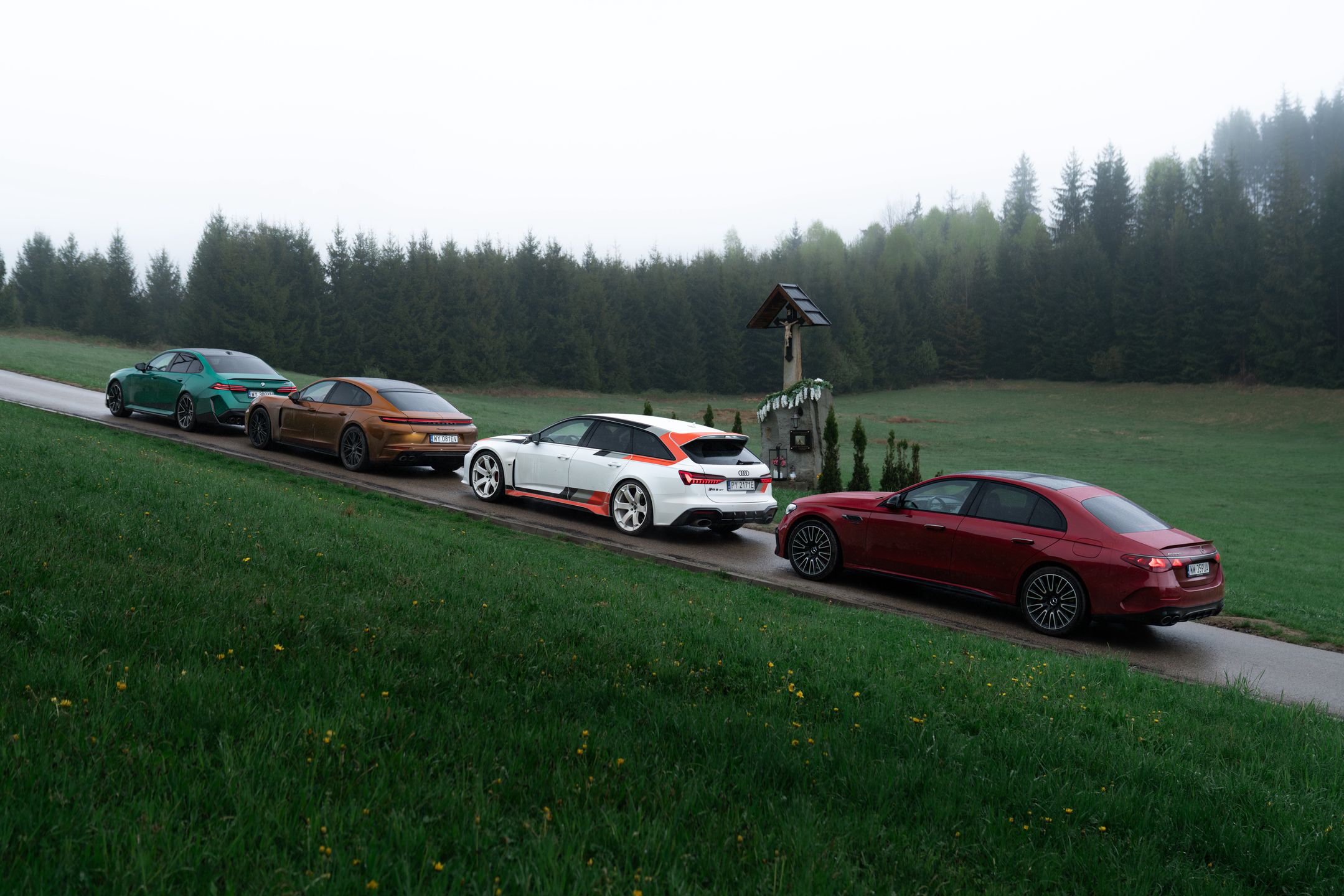 Audi RS 6 Avant GT, BMW M5, Mercedes-AMG E 53, Porsche Panamera