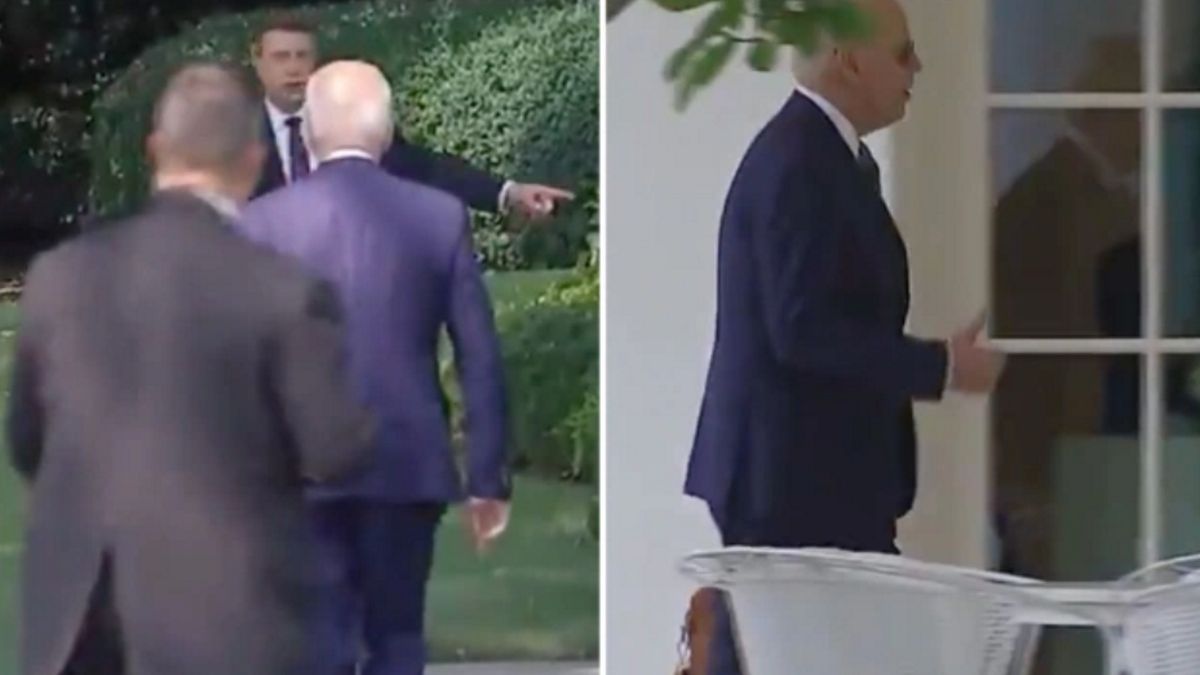 Joe Biden na udostępnionym w sieci filmie wydaje się, że nie wie jak trafić do drzwi Białego Domu. 