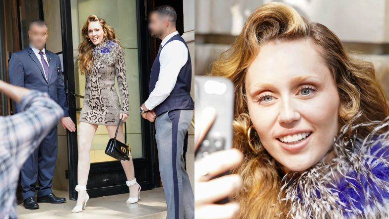 Miley Cyrus z wybielonymi brwiami gości w Paryżu
