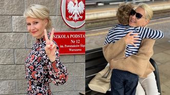 Małgorzata Kożuchowska zabrała syna NA WYBORY. Jan Franciszek rośnie jak na drożdżach? (FOTO)