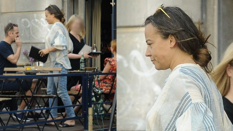 Anna Mucha i Jakub Wons przyłapani w restauracji