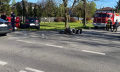 Zginął motocyklista. Jego żona walczy o życie
