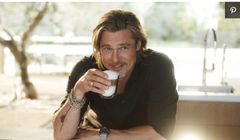 Brad Pitt zachwala nowe ekspresy do kawy De'Longhi