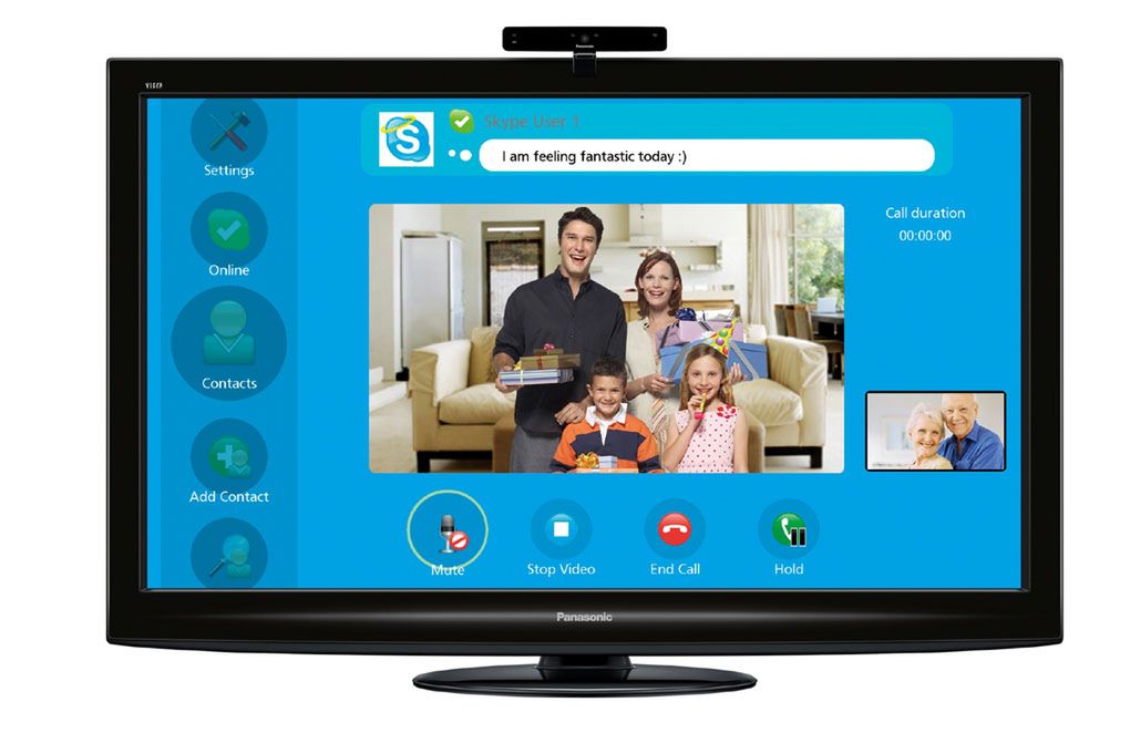 Skype Video HD w telewizorach Panasonic Viera 2