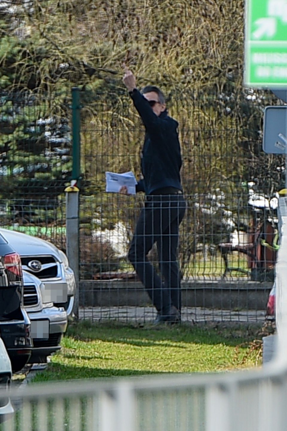Michał Czernecki i jego (już była) żona w dniu rozwodu
