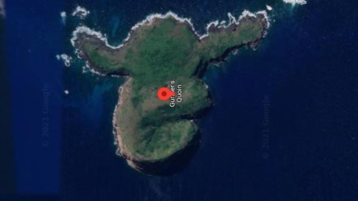 Wyspa Gunner's Quoin została przez użytkownika serwisu Reddit nazwana "Baby Yoda Island"