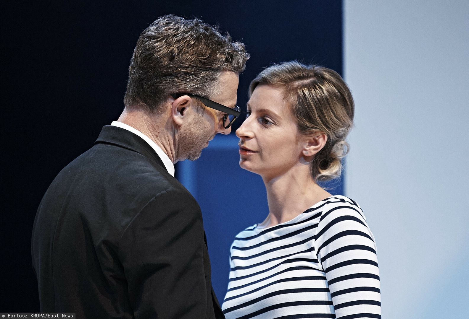 Grzegorz Damięcki i Magdalena Schejbal w sztuce "Gra w życie"
