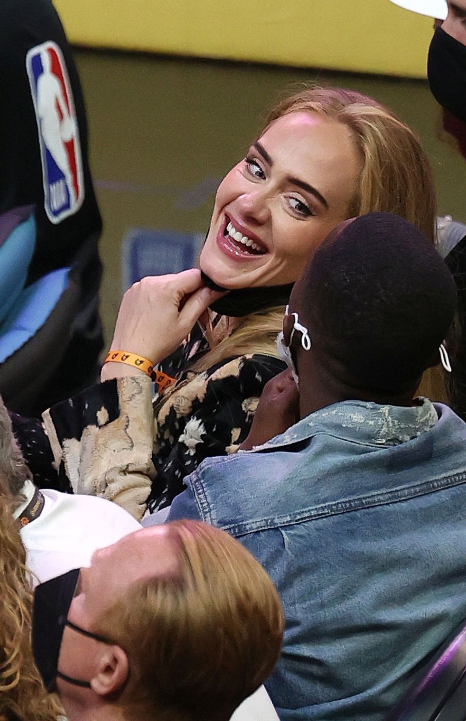 Adele na meczu NBA
