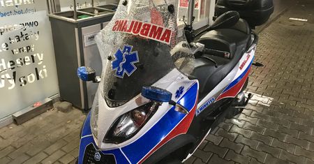 Marcin "Borkoś" Borkowski miał wypadek. Kierowca motoambulansu trafił do szpitala