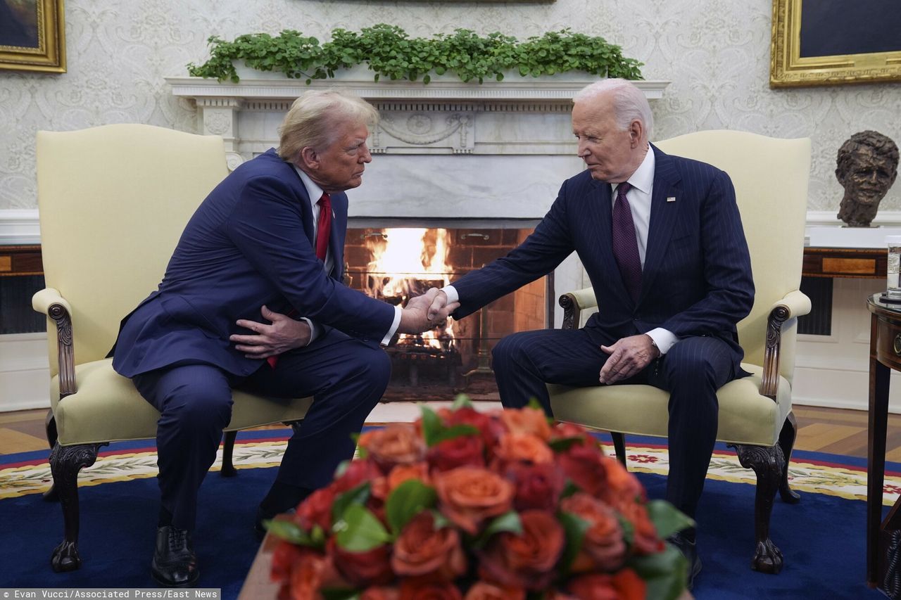 Amerykanie znów to widzą. Biden przyjął Trumpa. "Mam nadzieję"
