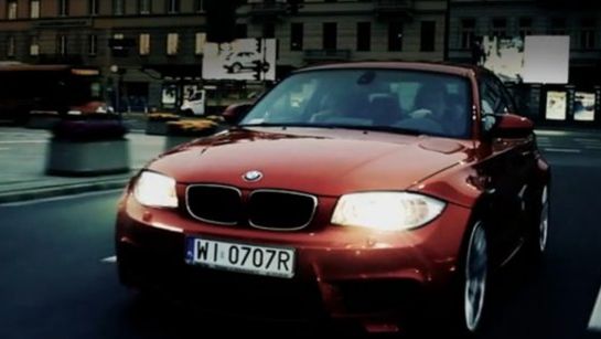 BMW 1 M Coupe na ulicach Warszawy