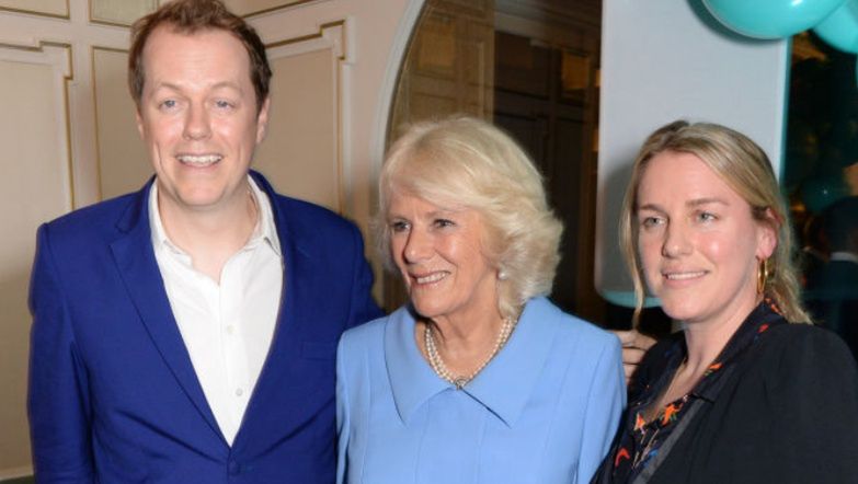 William and Harry's half-siblings with Queen Camilla